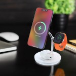 Tellur TLL151391 3-в-1 безжично MagSafe зарядно за бюро, 15 W, бяло
