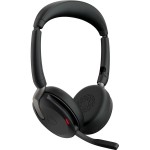 Jabra Evolve2 65 Flex стерео слушалки, Bluetooth, USB-C, UC, ANC, безжично зареждане, черни Jabra Evolve2 65 Flex стерео слушалки, Bluetooth, USB-C, UC, ANC, безжично зареждане, черни