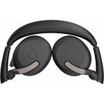 Jabra Evolve2 65 Flex стерео слушалки, Bluetooth, USB-C, UC, ANC, безжично зареждане, черни Jabra Evolve2 65 Flex стерео слушалки, Bluetooth, USB-C, UC, ANC, безжично зареждане, черни