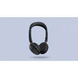 Jabra Evolve2 65 Flex стерео слушалки, Bluetooth, USB-C, UC, ANC, черни
