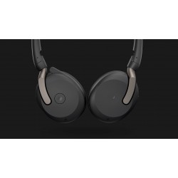 Jabra Evolve2 65 Flex стерео слушалки, Bluetooth, USB-C, MS, ANC, черни