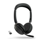 Jabra Evolve2 65 Flex стерео слушалки, Bluetooth, USB-A, MS, ANC, черни