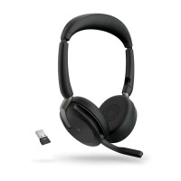 Jabra Evolve2 65 Flex стерео слушалки, Bluetooth, USB-A, MS, ANC, черни
