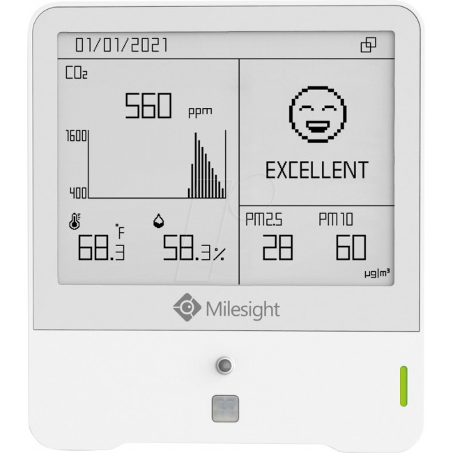 Yeastar / Milesight AM307-868M LoRaWAN сензор за наблюдение на околната среда, EU868, Class A Yeastar / Milesight AM307-868M LoRaWAN сензор за наблюдение на околната среда, EU868, Class A