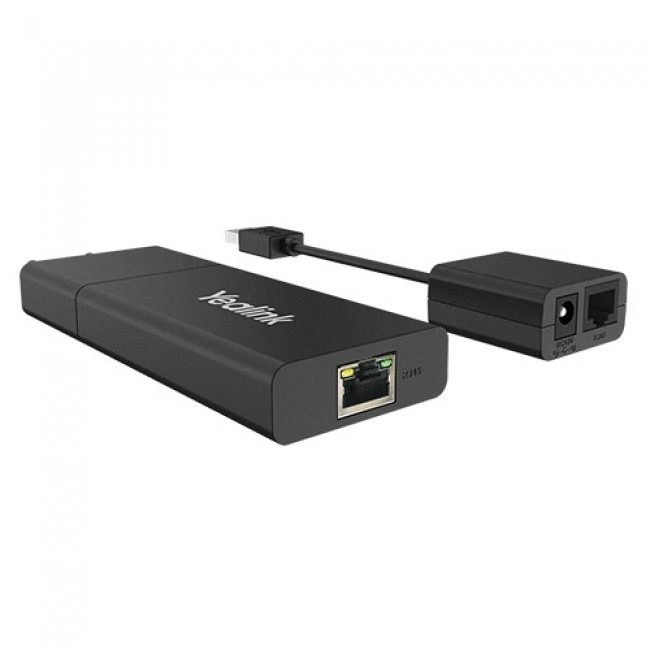 Yealink USB2CAT5E-EXT удължител за USB кабели през CAT5e, USB-A, RJ45, черен Yealink USB2CAT5E-EXT удължител за USB кабели през CAT5e, USB-A, RJ45, черен