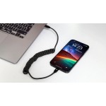 Tellur TLL155741 кабел за данни USB-C към Lightning, разтегателен, до 1,8 м, черен Tellur TLL155741 кабел за данни USB-C към Lightning, разтегателен, до 1,8 м, черен