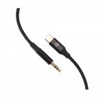 Tellur TLL311111 USB-C към 3.5 мм жак аудио кабел с DAC, 1 м, черен Tellur TLL311111 USB-C към 3.5 мм жак аудио кабел с DAC, 1 м, черен