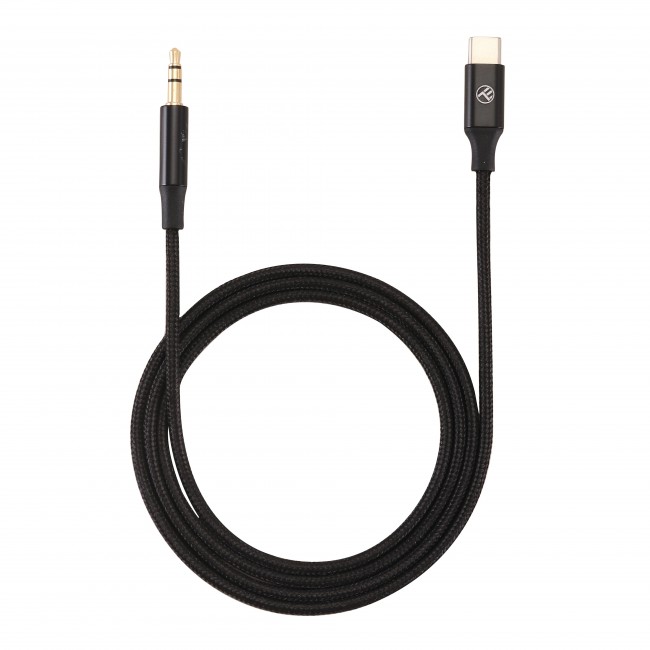 Tellur TLL311111 USB-C към 3.5 мм жак аудио кабел с DAC, 1 м, черен Tellur TLL311111 USB-C към 3.5 мм жак аудио кабел с DAC, 1 м, черен