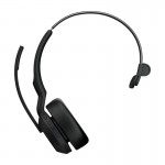 Jabra Evolve2 55 моно слушалка, Bluetooth, Link380a, UC, зарядна стойка, черен