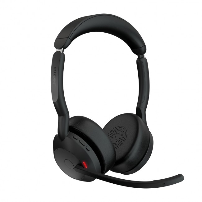 Jabra Evolve2 55 моно слушалка, Bluetooth, Link380a, UC, черен Jabra Evolve2 55 моно слушалка, Bluetooth, Link380a, UC, черен