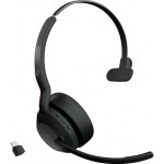 Jabra Evolve2 55 Link380c MS Mono Bluetooth слушалка, USB-C, черен Jabra Evolve2 55 Link380c MS Mono Bluetooth слушалка, USB-C, черен