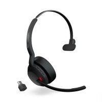 Jabra Evolve2 55 Link380c MS Mono Bluetooth слушалка, USB-C, черен