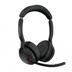 Jabra Evolve2 55 Link380a UC Stereo със зарядна стойка, Bluetooth, черен Jabra Evolve2 55 Link380a UC Stereo със зарядна стойка, Bluetooth, черен