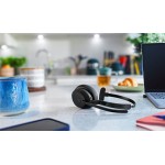 Jabra Evolve2 55 Link380a UC Stereo Bluetooth слушалки, черен Jabra Evolve2 55 Link380a UC Stereo Bluetooth слушалки, черен