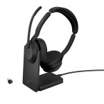 Jabra Evolve2 55 Link380c MS Stereo с зарядна стойка, черен Jabra Evolve2 55 Link380c MS Stereo с зарядна стойка, черен