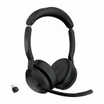 Jabra Evolve2 55 Link380c MS Stereo – стерео Bluetooth слушалки, черен Jabra Evolve2 55 Link380c MS Stereo – стерео Bluetooth слушалки, черен
