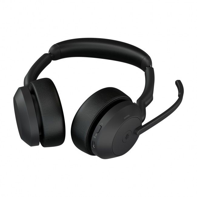 Jabra Evolve2 55 Link380c MS Stereo – стерео Bluetooth слушалки, черен Jabra Evolve2 55 Link380c MS Stereo – стерео Bluetooth слушалки, черен