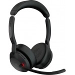 Jabra Evolve2 55 Stereo Bluetooth слушалки с Link390a MS, черни Jabra Evolve2 55 Stereo Bluetooth слушалки с Link390a MS, черни