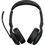 Jabra Evolve2 55 Stereo Bluetooth слушалки с Link390a MS, черни Jabra Evolve2 55 Stereo Bluetooth слушалки с Link390a MS, черни