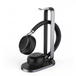 Yealink BH76 стерео Bluetooth слушалки с ANC, Microsoft Teams, USB-A донгъл и зарядна станция, черни Yealink BH76 стерео Bluetooth слушалки с ANC, Microsoft Teams, USB-A донгъл и зарядна станция, черни