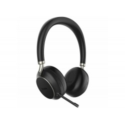 Yealink BH76 стерео Bluetooth слушалки с ANC, Microsoft Teams, USB-A донгъл и зарядна станция, черни