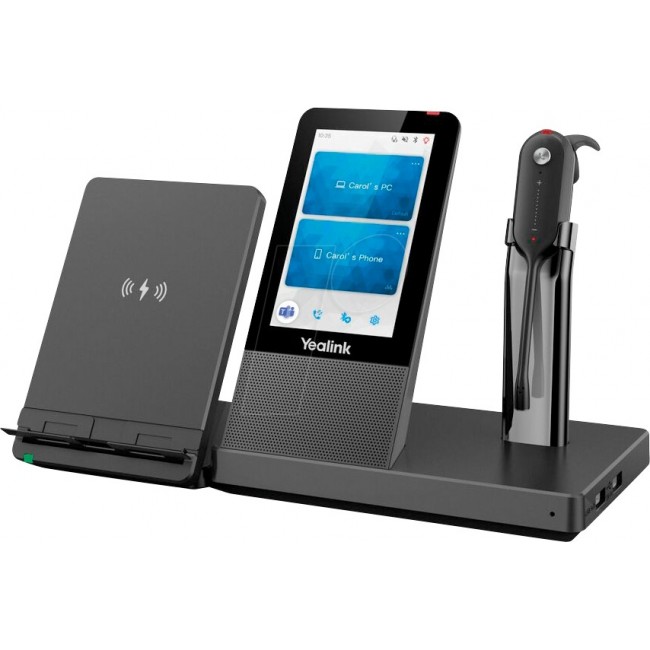Yealink WH67 моно DECT слушалки, Bluetooth, USB-A, UC, черен Yealink WH67 моно DECT слушалки, Bluetooth, USB-A, UC, черен