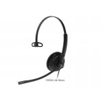 Yealink YHS34 Lite моно слушалка с дунапренов наушник, QD, RJ9 Yealink YHS34 Lite моно слушалка с дунапренов наушник, QD, RJ9
