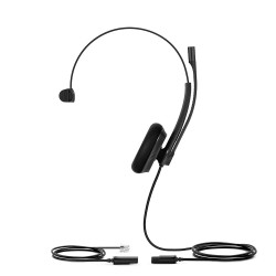 Yealink YHS34 Lite моно слушалка с дунапренов наушник, QD, RJ9