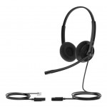 Yealink YHS34 Lite Dual стерео слушалки с дунапренови наушници, QD към RJ9, 1308029 Yealink YHS34 Lite Dual стерео слушалки с дунапренови наушници, QD към RJ9, 1308029