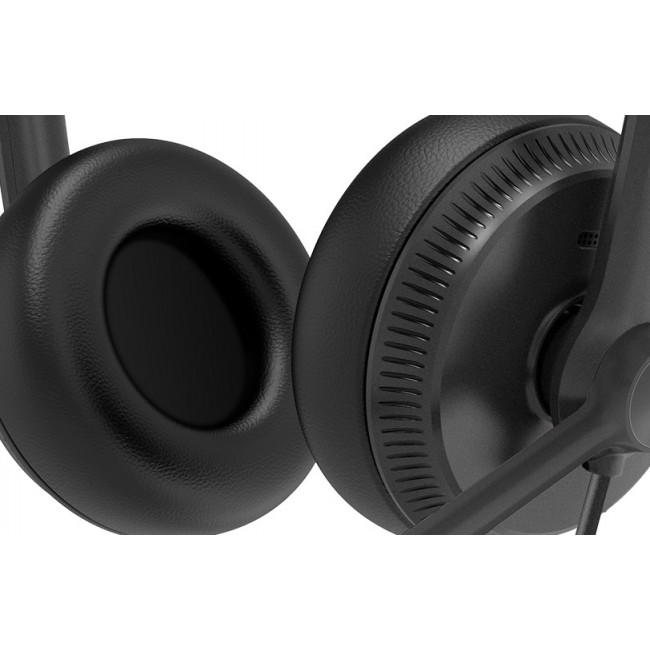 Yealink YHM341 моно слушалки с QD конектор, черен Yealink YHM341 моно слушалки с QD конектор, черен
