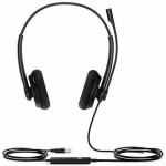 Yealink UHD342 стерео слушалки, 3.5 мм, черен Yealink UHD342 стерео слушалки, 3.5 мм, черен