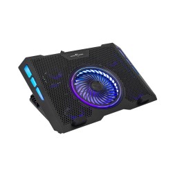 White Shark GCP-13 AURORA охлаждаща поставка за лаптоп, 5 вентилатора RGB