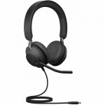 Jabra Evolve2 40 SE стерео слушалки, UC, USB-C, черен Jabra Evolve2 40 SE стерео слушалки, UC, USB-C, черен