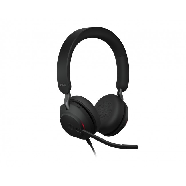 Jabra Evolve2 40 SE жични стерео слушалки USB-C/USB-A, Microsoft Teams, черни Jabra Evolve2 40 SE жични стерео слушалки USB-C/USB-A, Microsoft Teams, черни