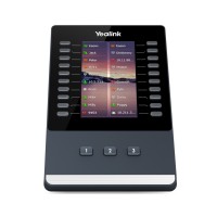 Yealink EXP43 разширителен модул със сив корпус и 4,3
