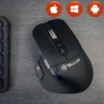 Tellur Shade безжична оптична мишка, 3200 DPI, черен