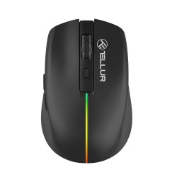 Tellur Silent Click безжична мишка, черен