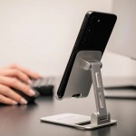 Tellur TLL171271 – настолна стойка за телефон, алуминиева, сребриста Tellur TLL171271 – настолна стойка за телефон, алуминиева, сребриста