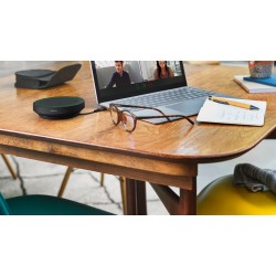 Jabra Speak2 55 UC конферентен говорител, 4 микрофона, Bluetooth 5.1, USB-C/USB-A, тъмносив