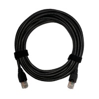 Jabra 14302-26 Ethernet кабел RJ45 Cat5e, 4.57 м (15 ft), черен