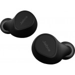 Jabra Evolve2 Buds USB-A UC с безжична зарядна подложка – True Wireless, черни Jabra Evolve2 Buds USB-A UC с безжична зарядна подложка – True Wireless, черни