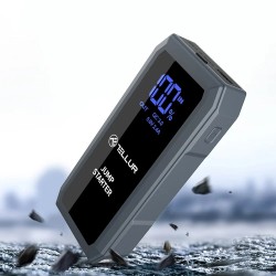 Tellur TLL158431 преносим стартер за автомобил, 12V, 1500A, 16800mAh, LED светлина, сив