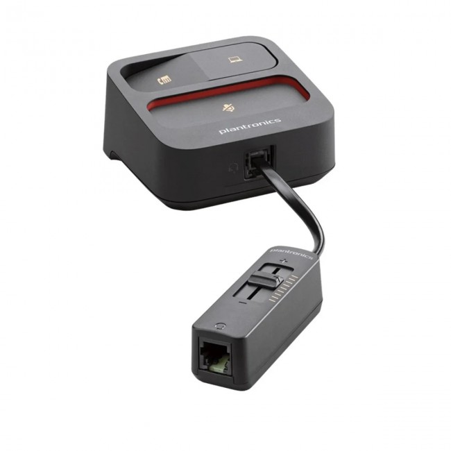 HP Poly MDA105 QD аналогов превключвател USB-A, черен HP Poly MDA105 QD аналогов превключвател USB-A, черен