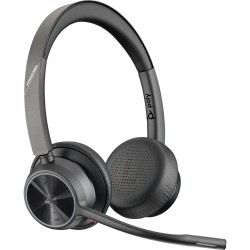 HP Poly VOYAGER 4320 MS UC Stereo, USB-C – стерео безжични слушалки с BT700