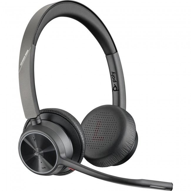 HP Poly VOYAGER 4320 MS UC Stereo, USB-C – стерео безжични слушалки с BT700 HP Poly VOYAGER 4320 MS UC Stereo, USB-C – стерео безжични слушалки с BT700