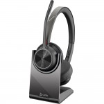 HP Poly Voyager 4320-M Microsoft Teams Stereo USB-C слушалки с BT700 адаптер и зарядна стойка