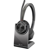 HP Poly Voyager 4320-M Microsoft Teams Stereo USB-C слушалки с BT700 адаптер и зарядна стойка