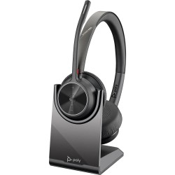 HP Poly Voyager 4320-M Microsoft Teams Stereo USB-C слушалки с BT700 адаптер и зарядна стойка