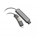 Poly DA75 USB-A/C адаптер към Quick Disconnect, черен, 786C6AA Poly DA75 USB-A/C адаптер към Quick Disconnect, черен, 786C6AA
