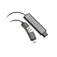 Poly DA75 USB-A/C адаптер към Quick Disconnect, черен, 786C6AA